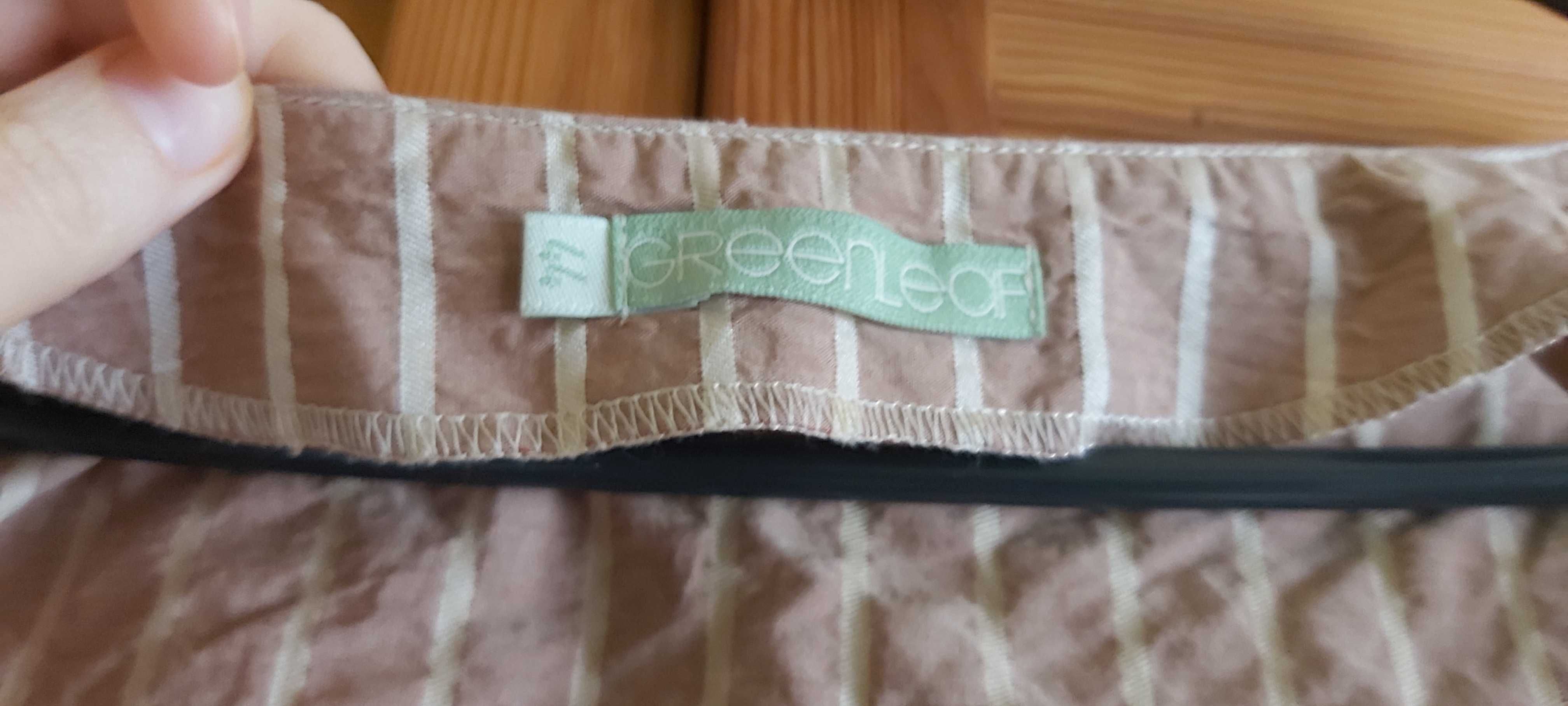 Bluza vară muștar / crem Greenleaf