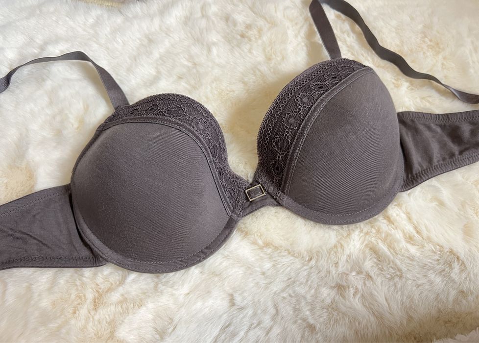Sutien Skin to Skin 80B gri casual