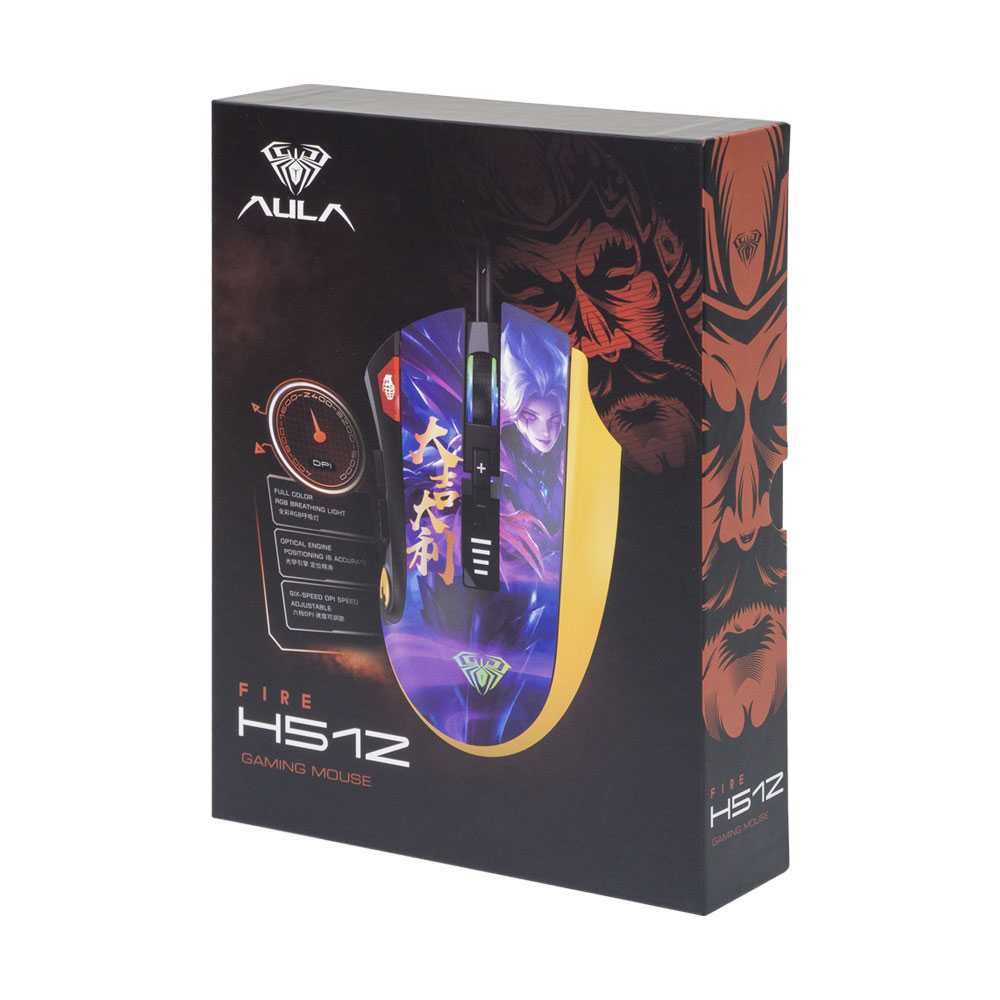 Геймърска мишка Aula H512 RGB