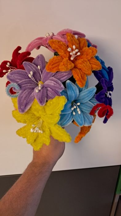 Buchete flori sarma plusata cadou ornament