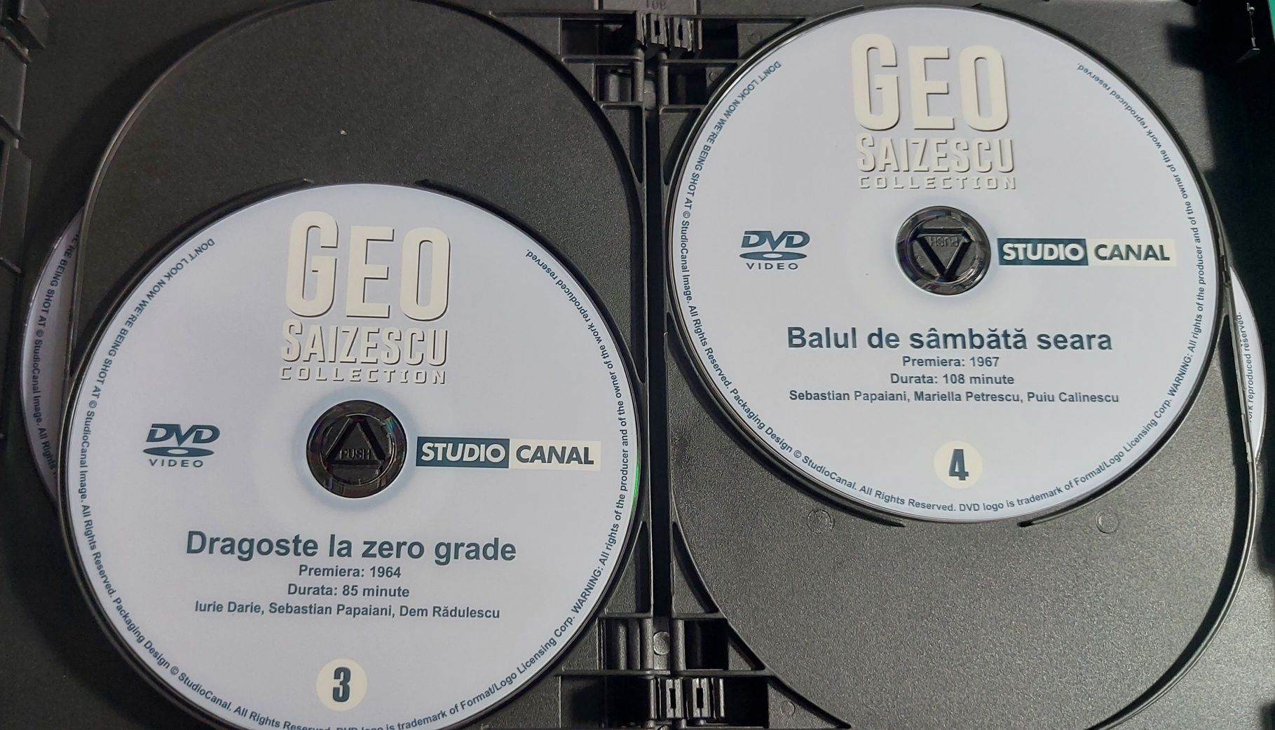 Colectia Geo Saizescu - 8 DVD - Volumul 1