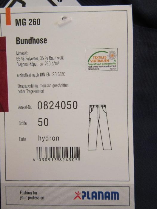 мъжки работни панталони ”немски” 50 и 52 номер чисто нови