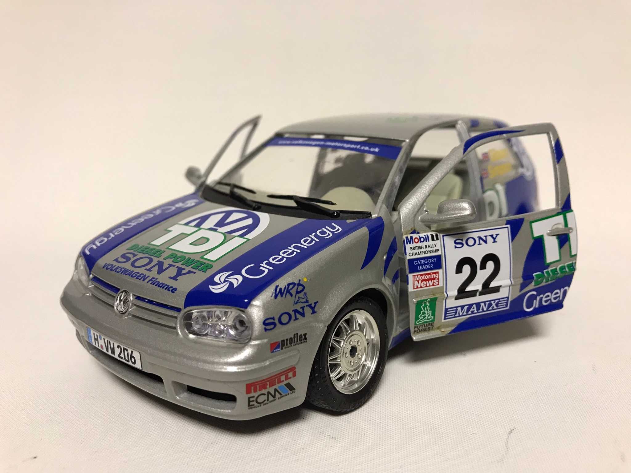 KIT Macheta VW Golf 4 Rally Burago 1/24