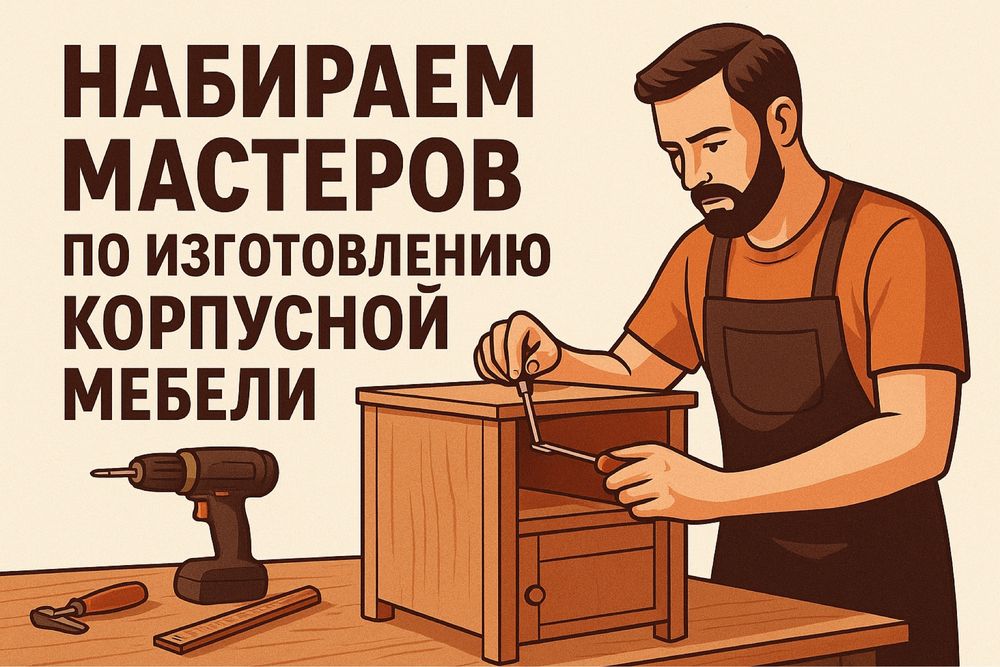 Набираем мастеров по изготовлению корпусной мебели в студию LEGO