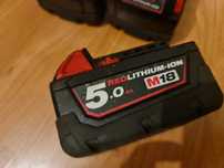 încarcator original Milwaukee m12, baterie M18 5a