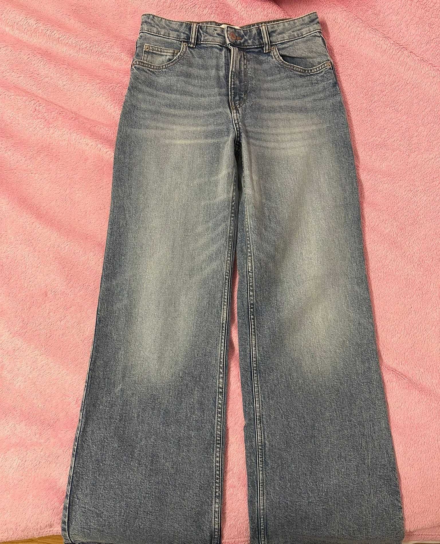 Vând blugi damă wide leg