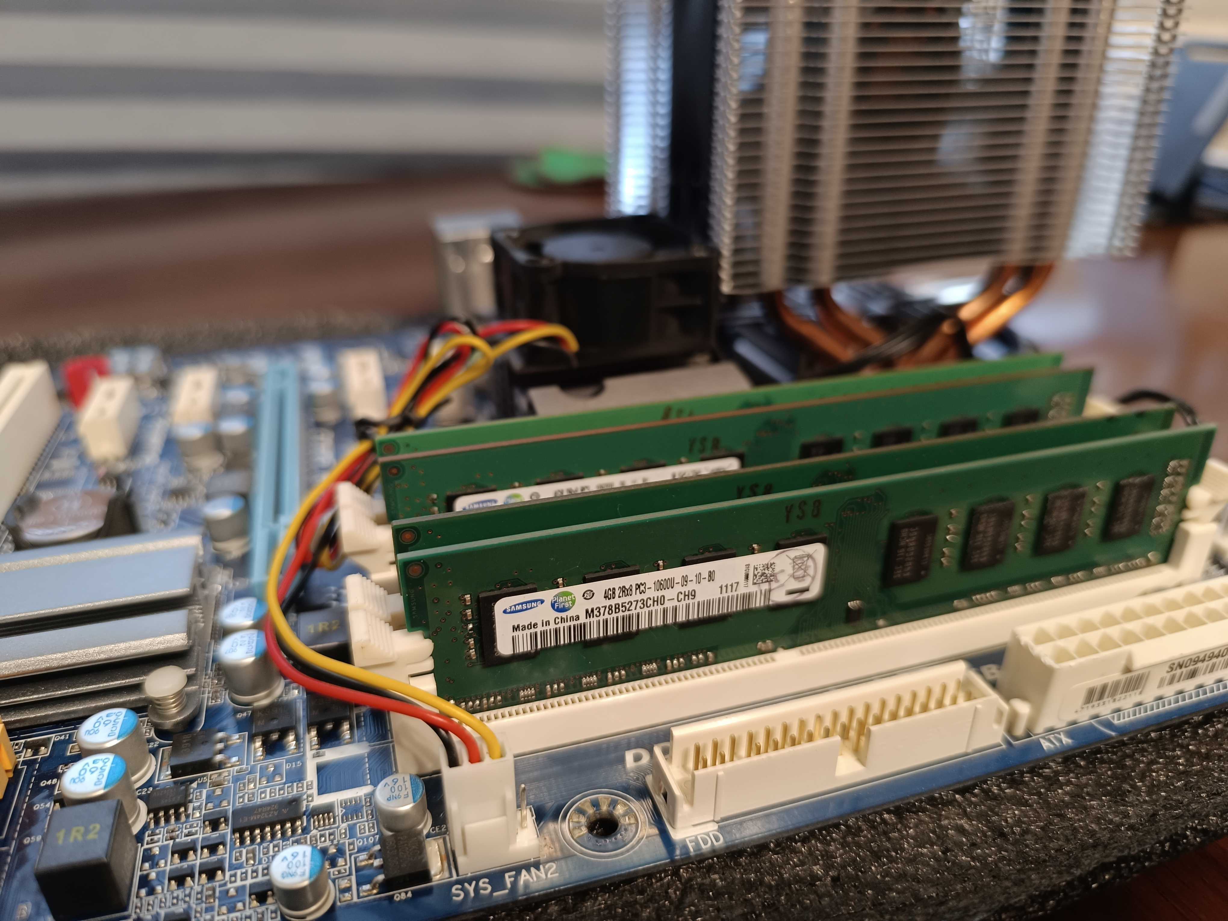 Комплект Материнская плата DDR3, XEON E5450, 16 GB (775 сокет)