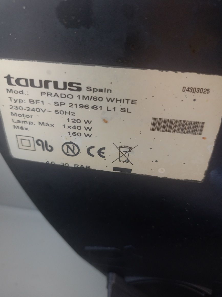 СПЕШНО ПРОДАВАМ употребяван аспиратор TAURUS mod. PRADO