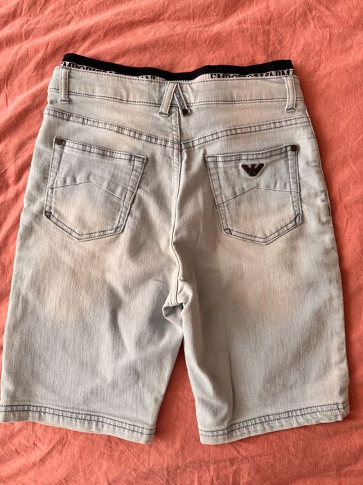 Дънкови панталонки Emporio Armani