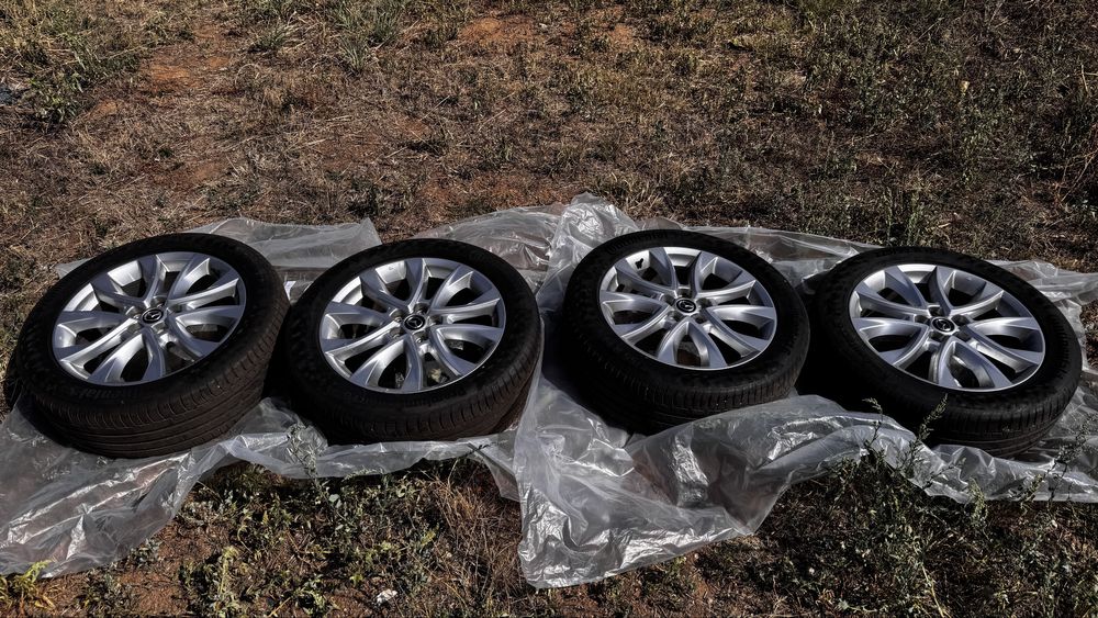 Set Jante originale Mazda CX-5 19”+Anvelope Vara Continental DOT 2023