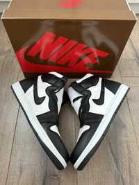 Adidasi Nike Air Jordan 1 High Black & White | Produs Unisex | Nou