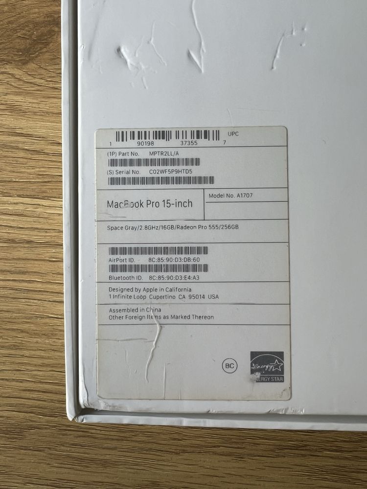 MacBook Pro 15-inch [2017]