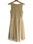 Rochie ocazie tulle si aplicatii cristale