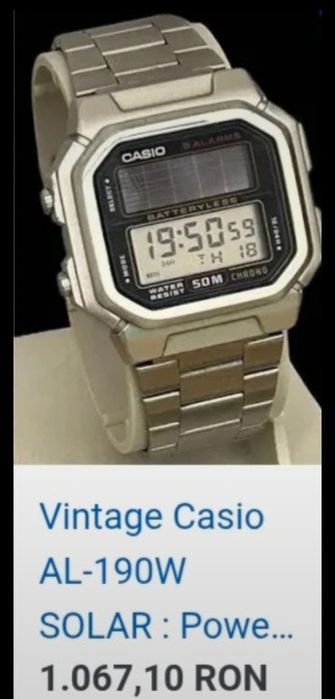 Vintage Casio AL - 190 W