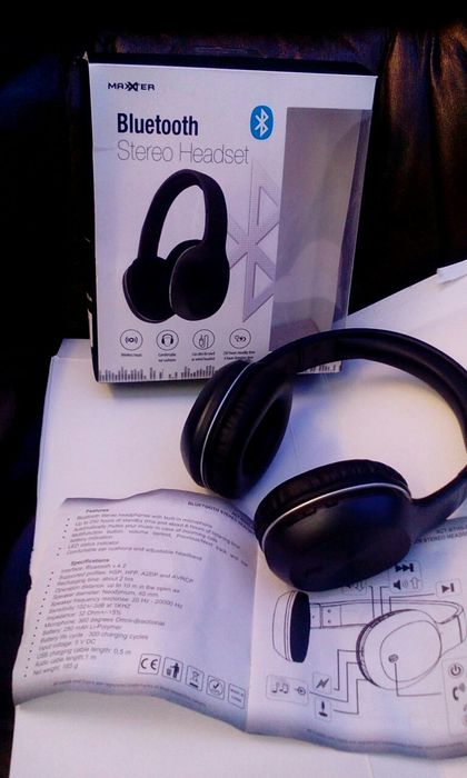 Bluetooth Maxxter слушалки за телефон таблет pc телевизор автомобил