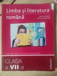 Caiet de lucru pe unitati de invatare lb. si lit. romana Clasa a VII-a