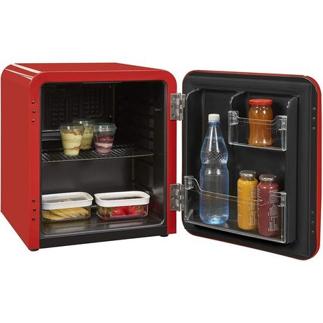Хладилник мини бар Exquisit RKB0414А, 48л, Ретро дизайн