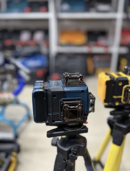 Лазерный уровень 16 лучей, 4Д, 360 градусов