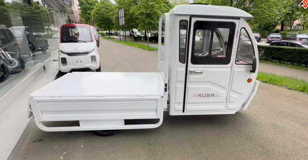 Triciclu Electric Kuba E-KAMYONET autonomie de 80km FARA PERMIS 25KM/H