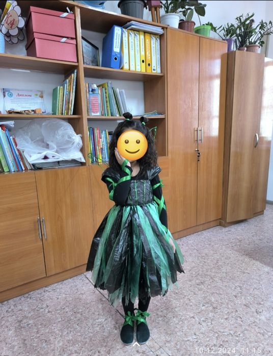 Костюм феи из бросового материала