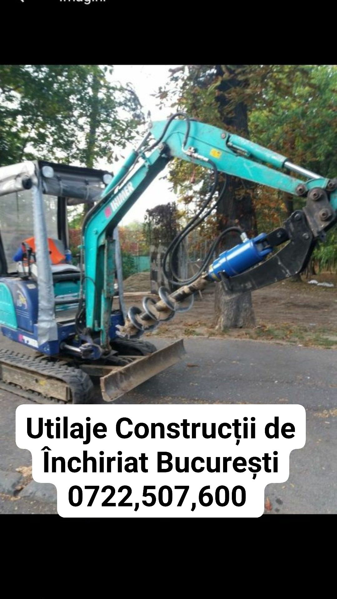 FOREZĂ PĂMÂNT de ÎNCHIRIAT & Burghiu cu Dinții Vidia  30cm (Motoburgh