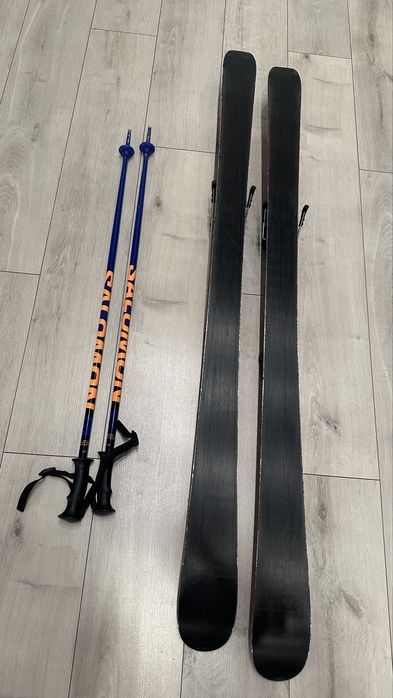 Schiuri SKI INDY FDT 7.0, cu legaturi, pentru copii, 136cm