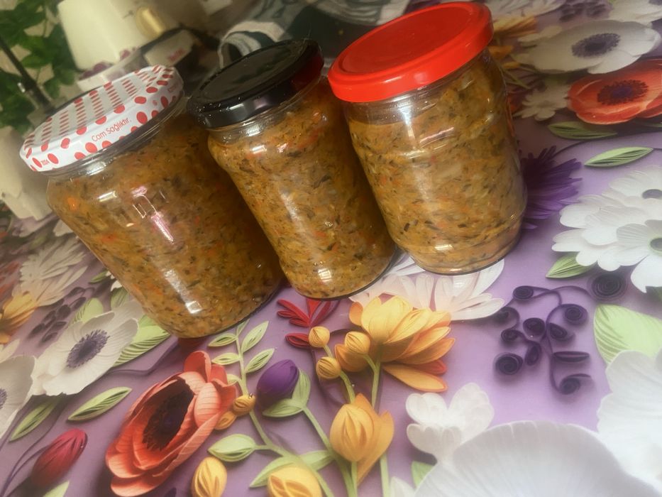 zacuscă de ghebe la borcan facuta bio