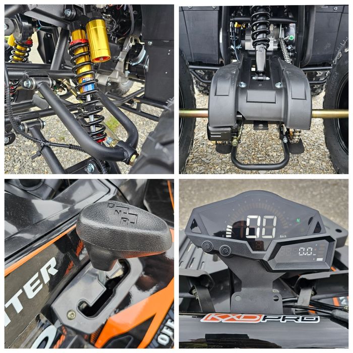 ATV 200cc KXD ProGermany Hunter Automatic 2 Locuri Orange
