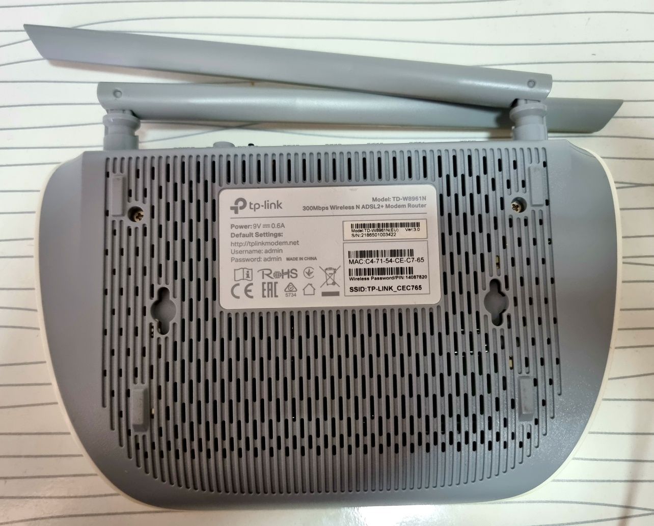 Wi-Fi router sotiladi