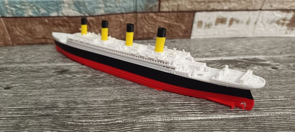 Machetă Titanic - printată 3D