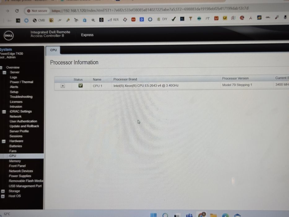 Xeon E5 2643 v4 224 gb DDR4 rx 580