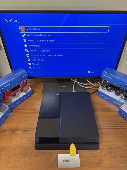 PS4 500gb софтуер 9.00 - 12.02 с много игри Playstation