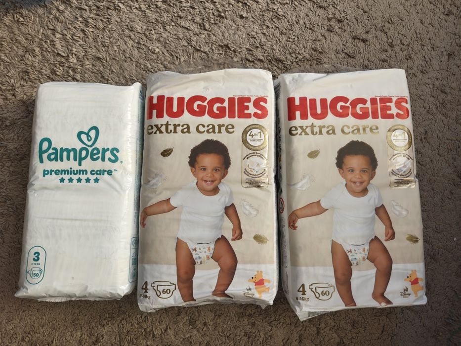 Pampers Nr 3 Huggies Nr 4