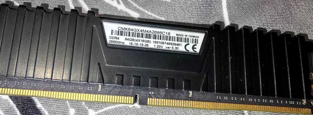 Memorie RAM Corsair Vengeance LPX 16 GB (1x16GB) DDR4, 2666MHz, CL16