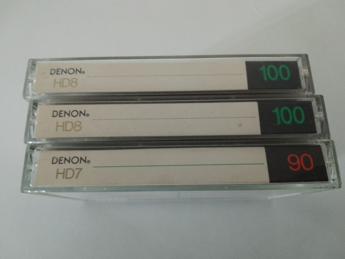 Casete audio cu Muzica -Denon HD 8 și Denon HD 7