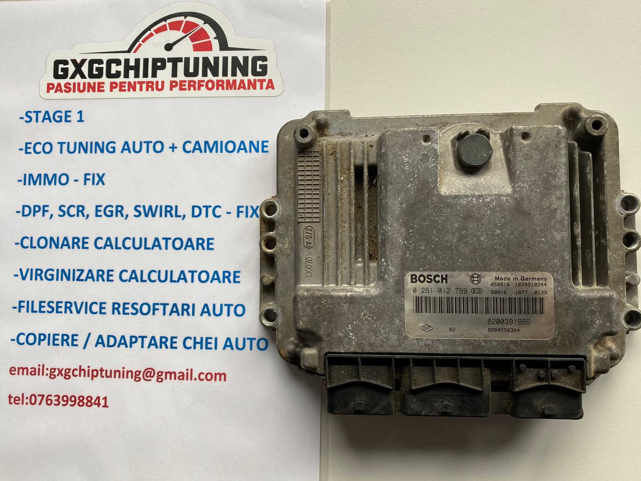 ECU Renault Megane 1.9DCI 0281012769, 8200391966