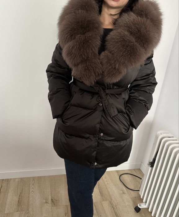 Geaca cu blana naturala S