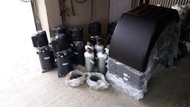 Pompa / Pompe Basculare 12V / 2Kw Noua OMFB Italia 250- 270 bari