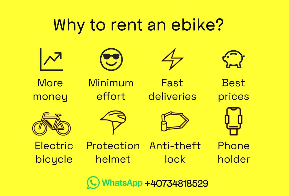 Rent Electric Bike Bicycle E-bike Delivery Courier at Glovo Tazz Bolt
