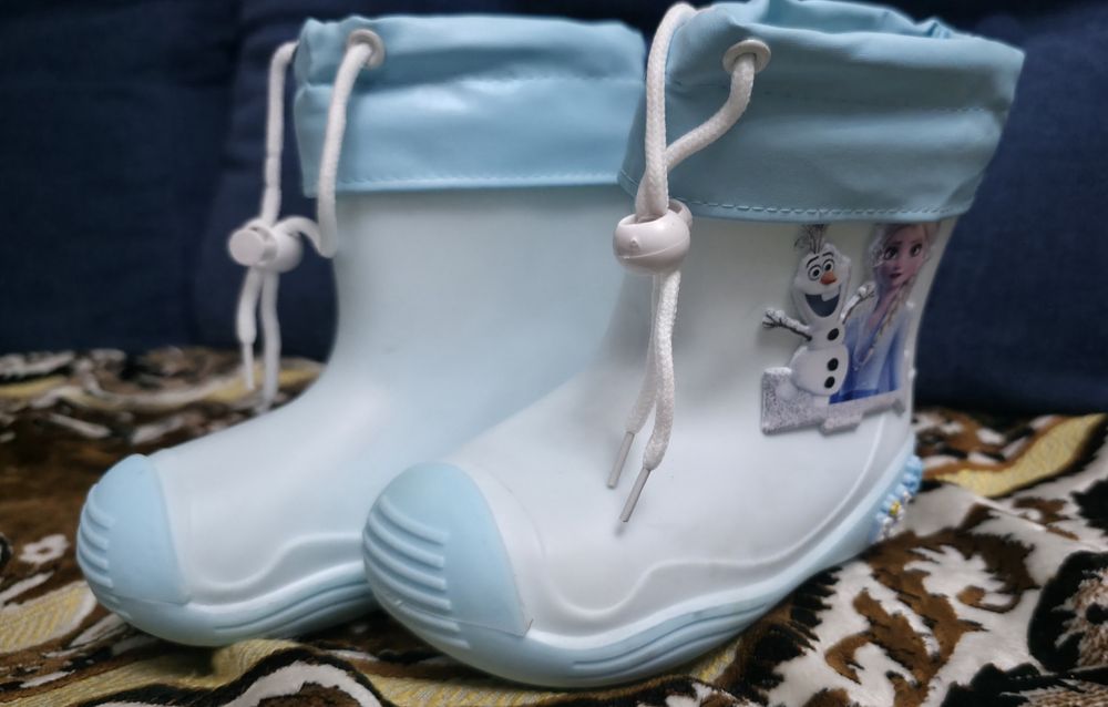 Резиновые сапоги, с утеплением 24-25 размер