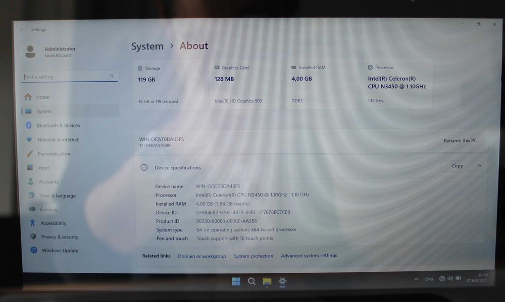 Лаптоп Terra MOBILE 360-11V2