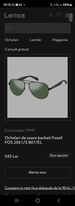 Fossil sunglasses