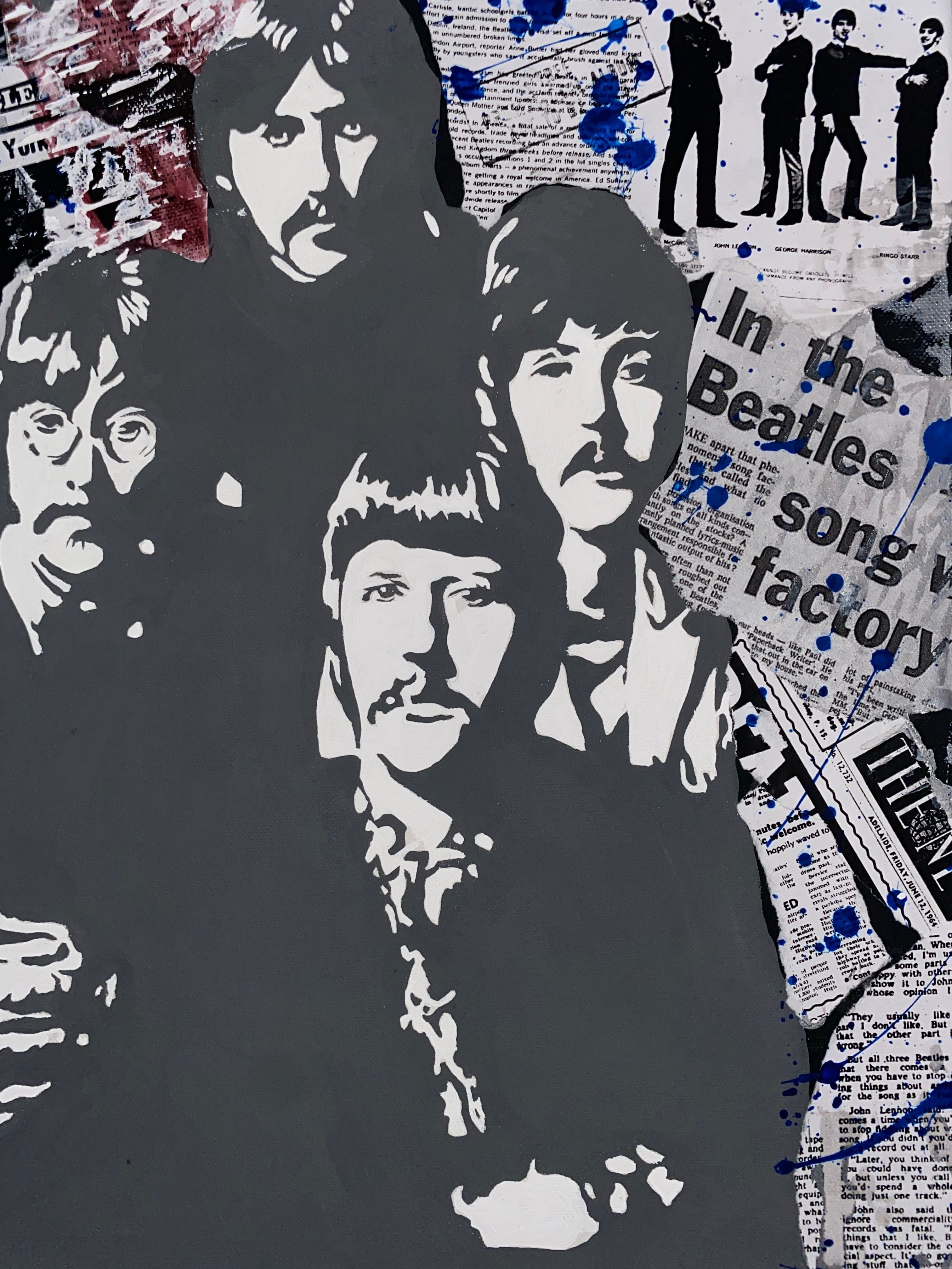 “The Beatles - All Over The News” Painting