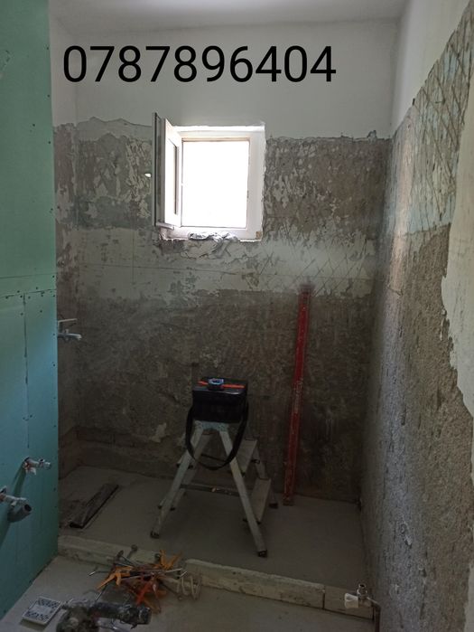 Meseriaș interioare gletuit zugrăvit gresie faianță