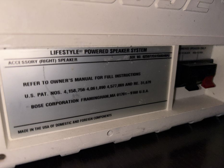 Boxe BOSE LifeStyle 100W Made in SUA + BONUS Subwoofer BOSE Pasiv