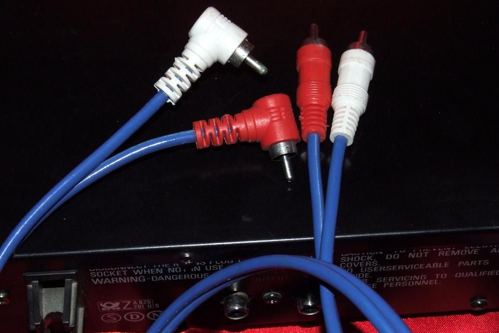Cablu audio profesional Harmtesam High Power 2+2 RCA tata, 4.2 m, NOU