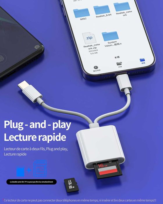 Четец за SD карти за iPhone