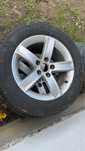 jante din aluminu 225/55 R16 5x112 cu cauciuri michelin 8/10