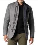 Jacheta blazer tip palton 52 XL de lux LODENFREY lana moale 100% gri