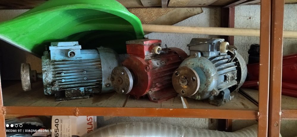 Ел. двигатели 10 броя 1.1 kw и 13kw